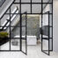 industrial-style glass office partitions